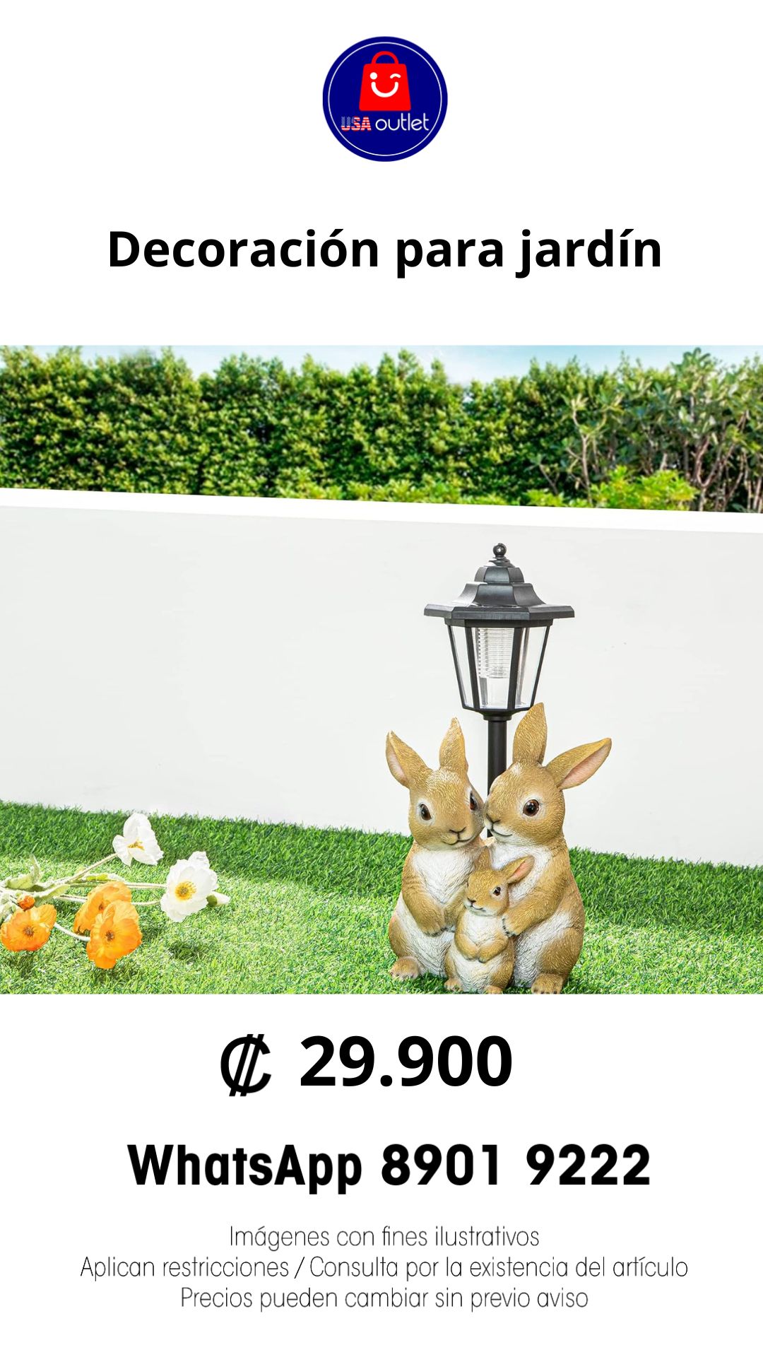 Decoración para jardín