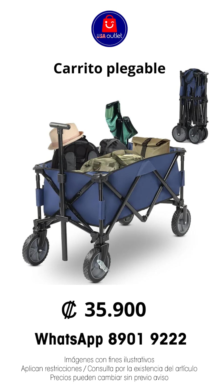 Carrito plegable