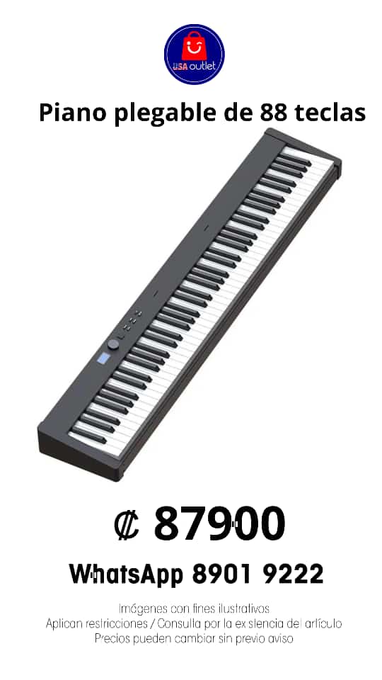 Piano plegable de 88 teclas