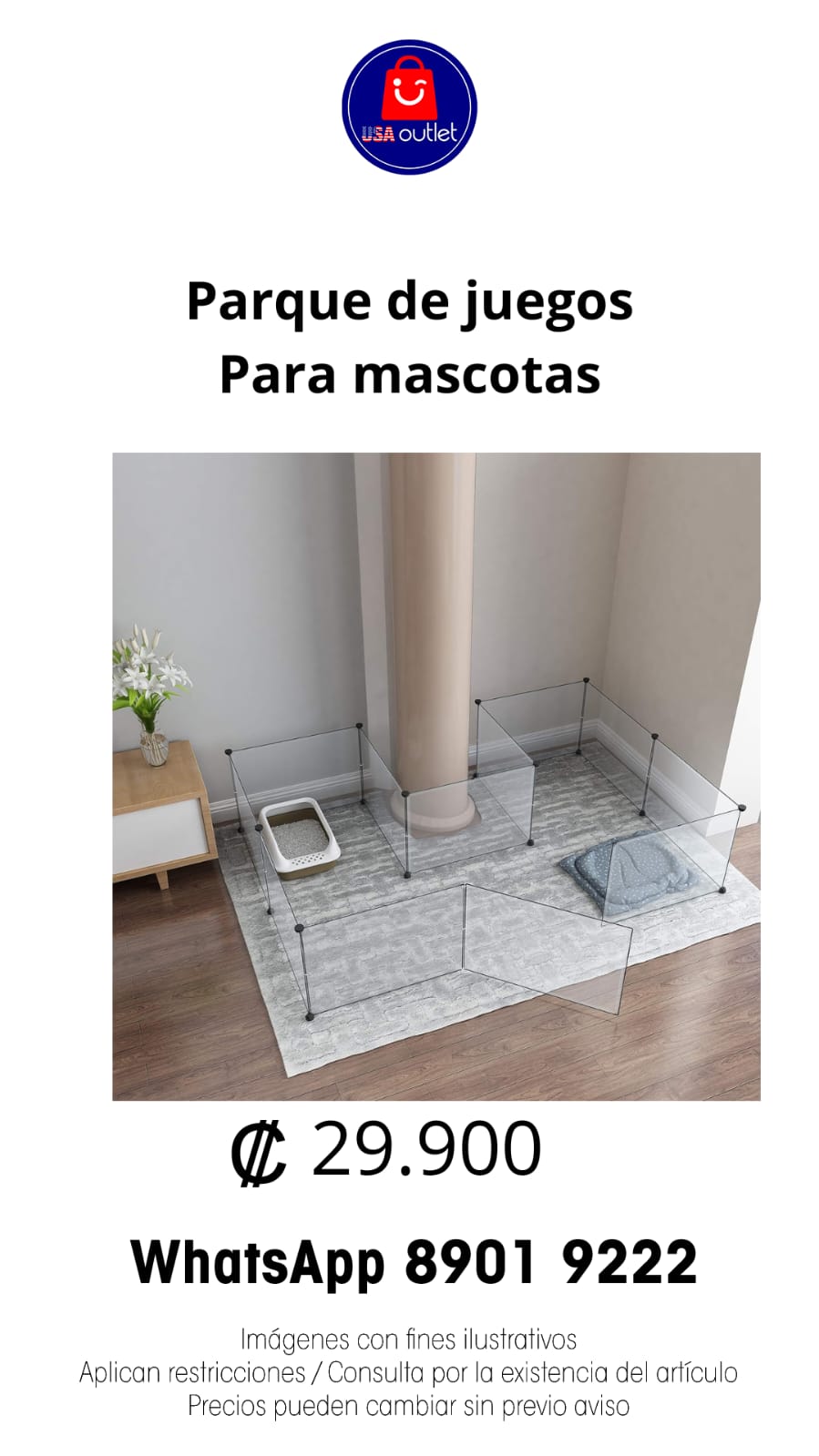 Parque de juegos para mascotas