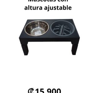 Comedero para mascotas con altura ajustable