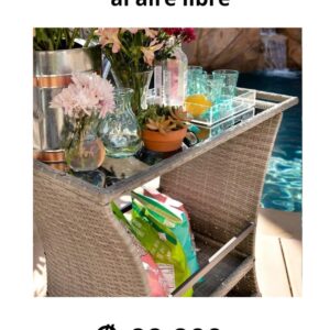 Carrito de bar al aire libre
