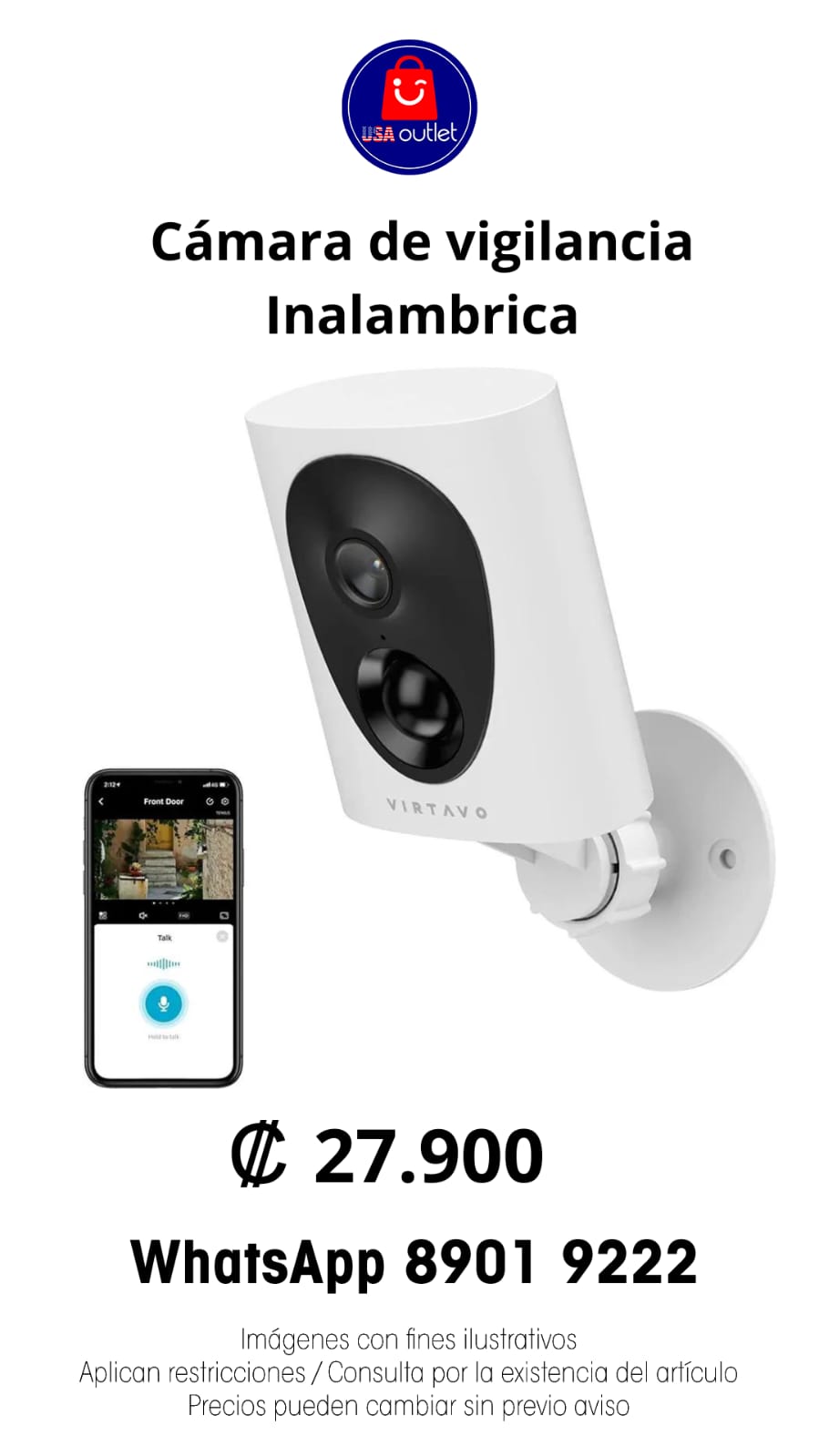 Cámara de vigilancia inalámbrica